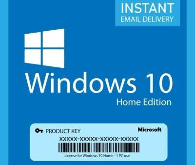 Windows 10 Home Product Key 32 64 Bit (Retail Version) Digital license key Instant Delivery Discount