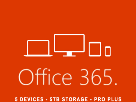 Microsoft Office 365 Professional Plus For 5 Devices, Lifetime PC   MAC No Subscription Online now