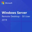 Microsoft Windows Server 2019 Remote Desktop - 50 User Fashion