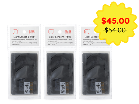 3 Pack Light Sensor Value Bundle (18 sensor stickers) Cheap