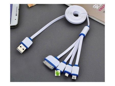 New Universal 4 In 1 USB Cable Multi Charger Line For Mobile Phone Online now