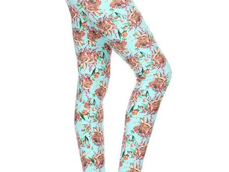 Hoppy Spring - Women s Plus Size Leggings Fashion