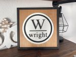 Shiplap Circle Framed Sign – Custom Wooden Wall Décor (11.5” x 11.5”) Hot on Sale