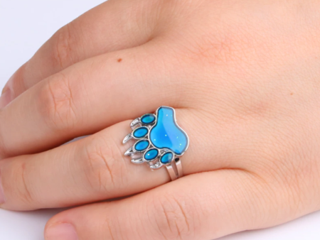 Paw Print Mood Ring Online