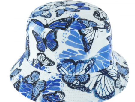 Butterfly Reversible Bucket Hat Online Hot Sale