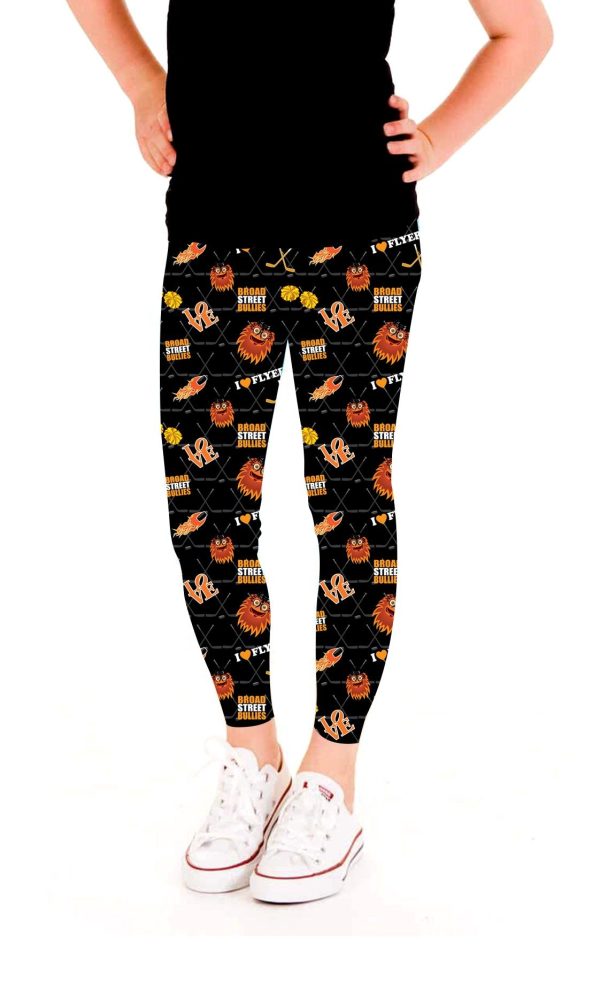 Born a Flyers Fan - Girls Leggings on Sale