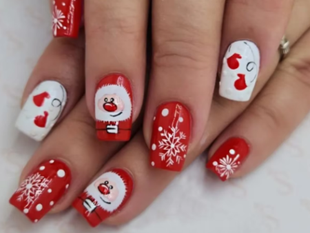 Father Christmas - Press On Nails Fashion