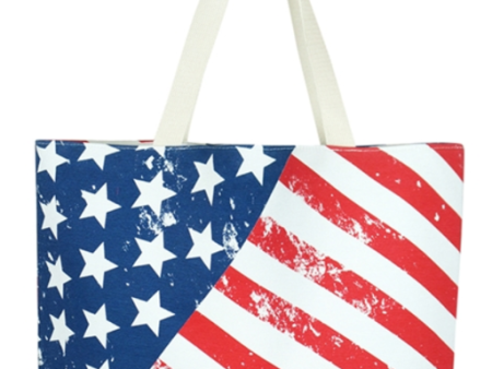 American Flag Beach Bag For Discount