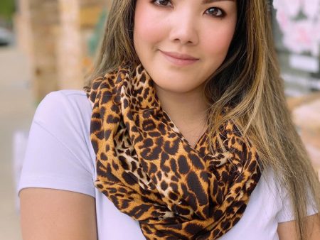 Leopard Infinity Pocket Scarf Supply