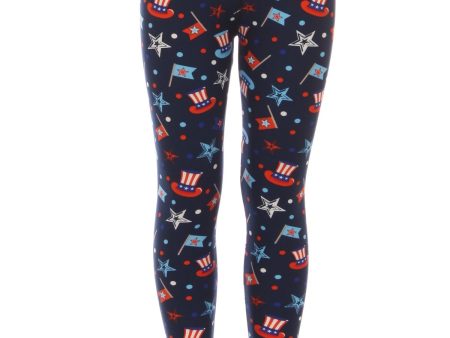 Hats Off America - Girls Leggings Cheap