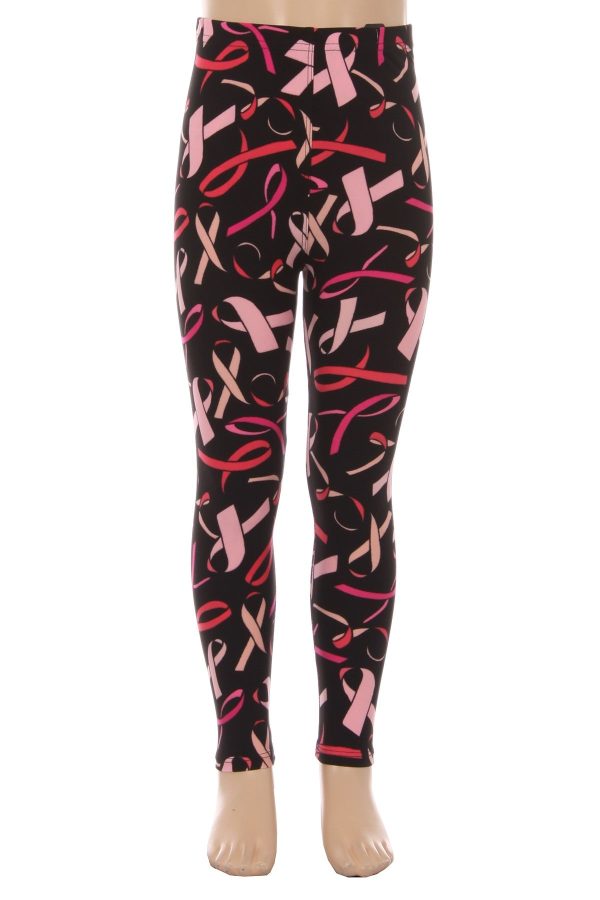 Breast Cancer Awareness - Girls Leggings Online now