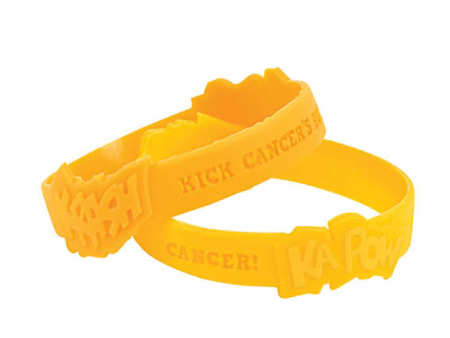 Childhood Cancer Awareness Rubber Bracelets For Discount