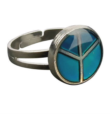 Peace Sign Mood Ring Supply