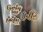 5” Engraved Name Magnet – Customizable Fonts & Optional Magnet Cheap