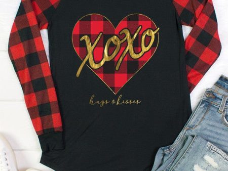 Hugs & Kisses - Women s Raglan Top Supply