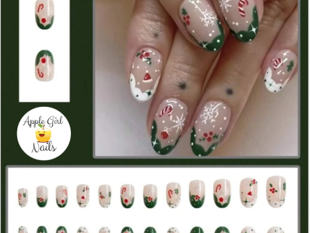 Holiday Windows - Press On Nails on Sale