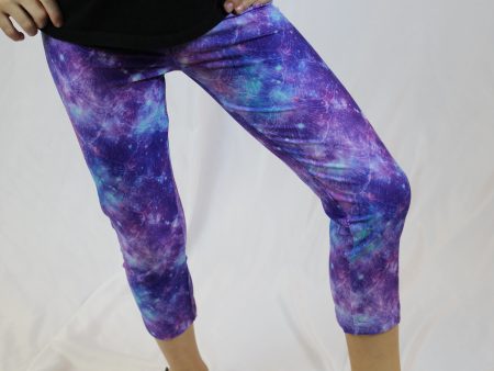 Mermaid Galaxy Capris - Girls Fashion