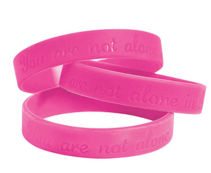 Breast Cancer Awareness Bracelet - You are Not Alone in This Sale