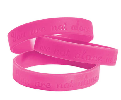 Breast Cancer Awareness Bracelet - You are Not Alone in This Sale