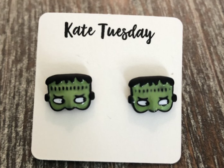 Frankenstein Stud Earrings For Discount