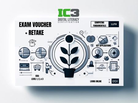 IC3 Digital Literacy Universal Exam Voucher + Retake Fashion