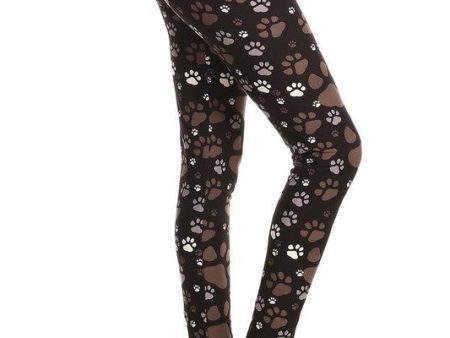 Pawdon My Prints - Women s Plus 3X-5X Size Leggings Online now