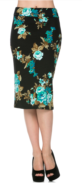 Floral Inspiration - Women s Pencil Skirt For Discount