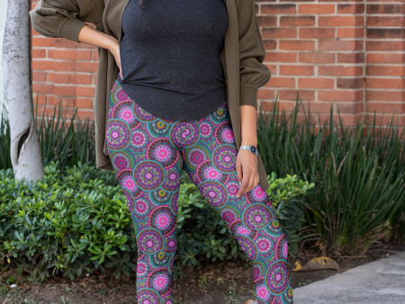 Channeling Calm - Women s Extra Plus TC Size Leggings For Sale