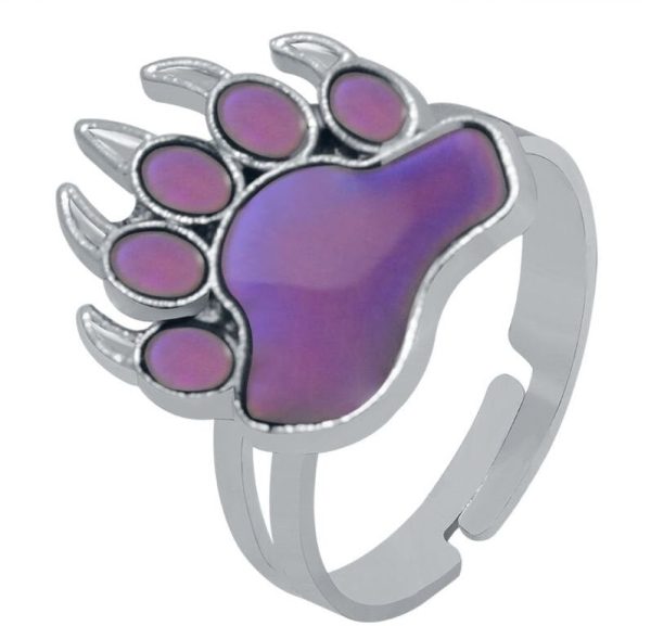 Paw Print Mood Ring Online