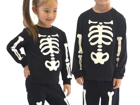 Radioactive Skeletons 2 Piece Outfit - Girls and Boys Cheap