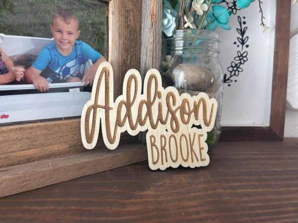 5” Engraved Name Magnet – Customizable Fonts & Optional Magnet Cheap