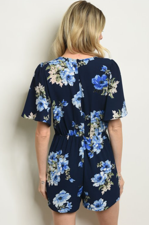 The Ashley - Women s Floral Romper For Discount