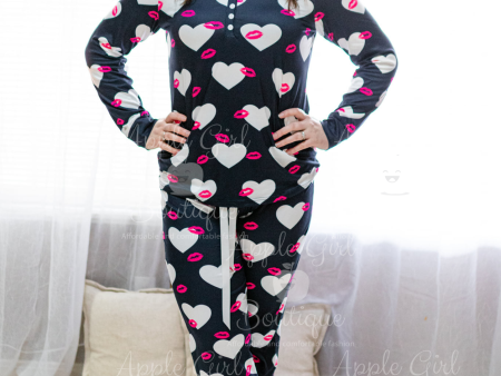 Pink Kisses - Women s Pajamas Sale