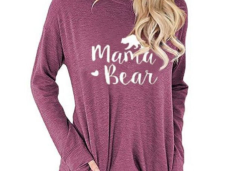 Mama Bear - Women s Top in Heathered Cranbury Supply