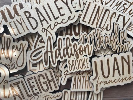 5” Engraved Name Magnet – Customizable Fonts & Optional Magnet Cheap