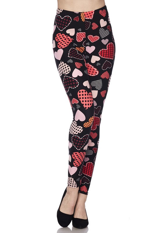 Love Those Patches - Women s Extra Plus Size Leggings on Sale